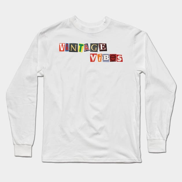 vintage vibes Long Sleeve T-Shirt by psninetynine